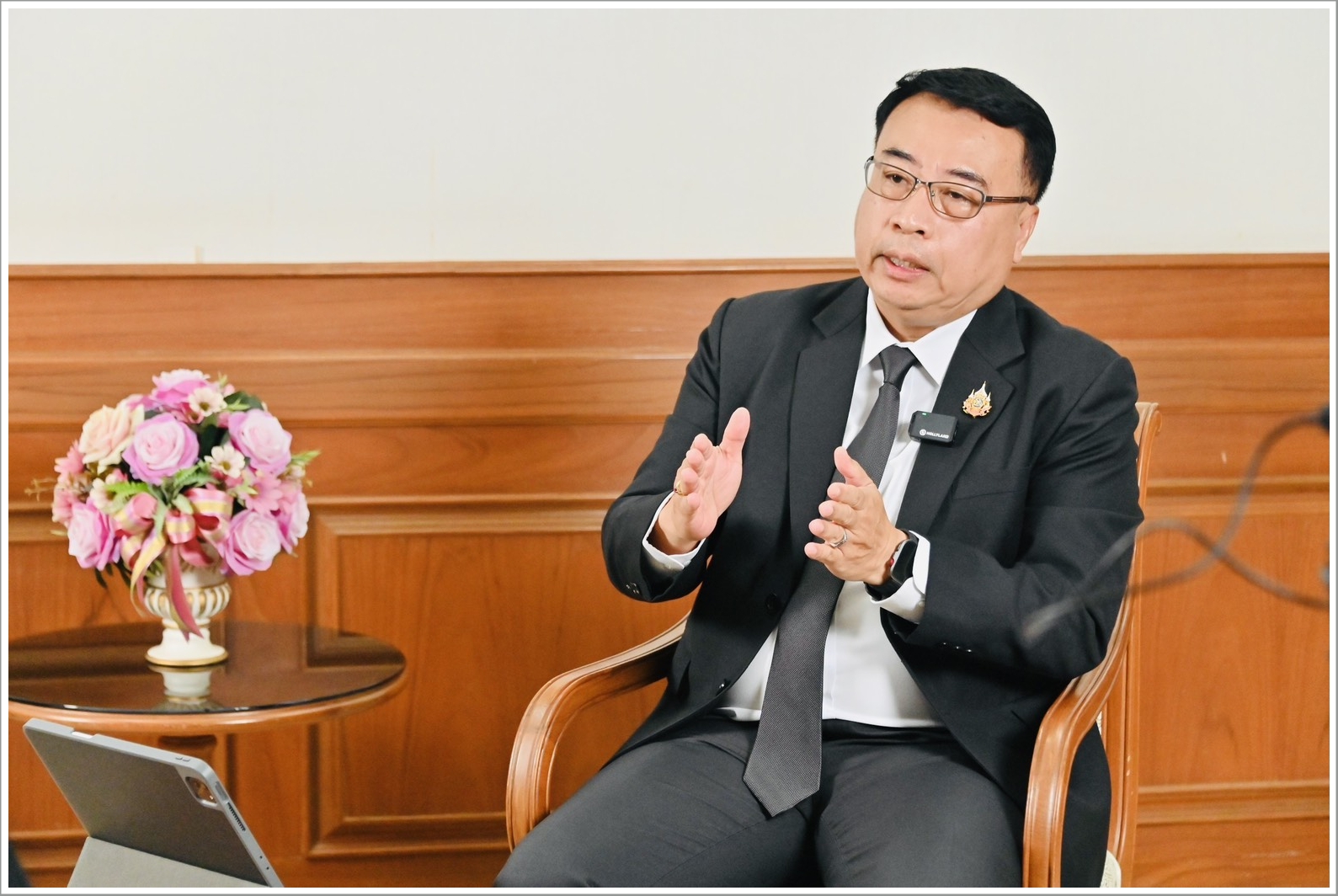 อธิบดีกรมบังคับคดี ให้สัมภาษณ์ทางสื่อไทยนิวส์ 